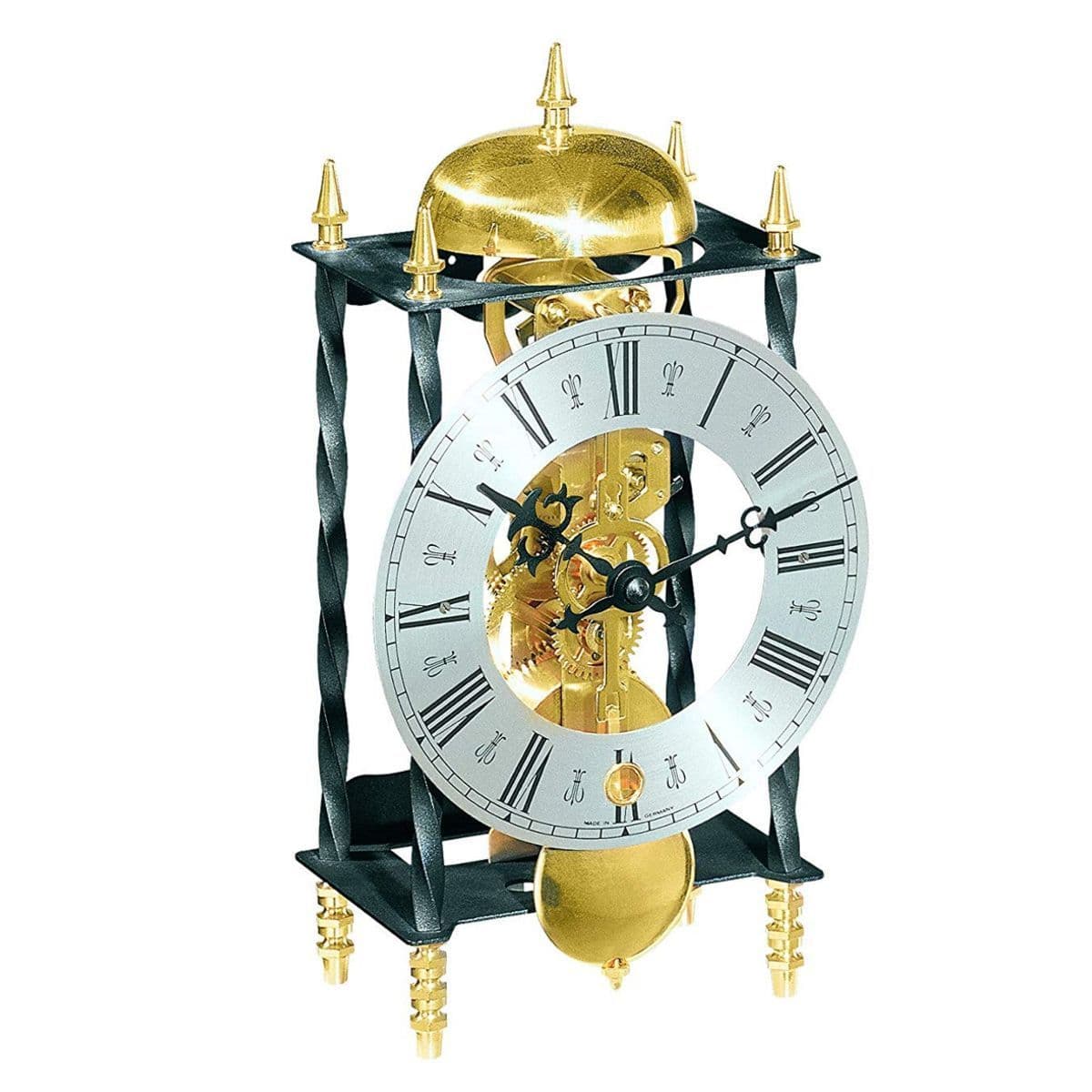 Hermle Galahad Wrought Iron Mechanical Mantel Clock 22734000701