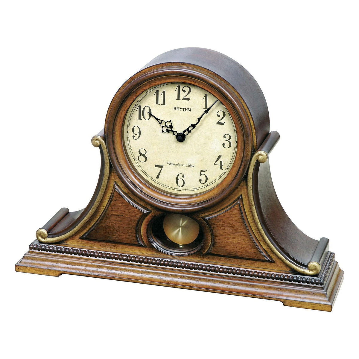 Rhythm Westminster Chime Mantel Clock CRJ733UR06 Arthur Cameron