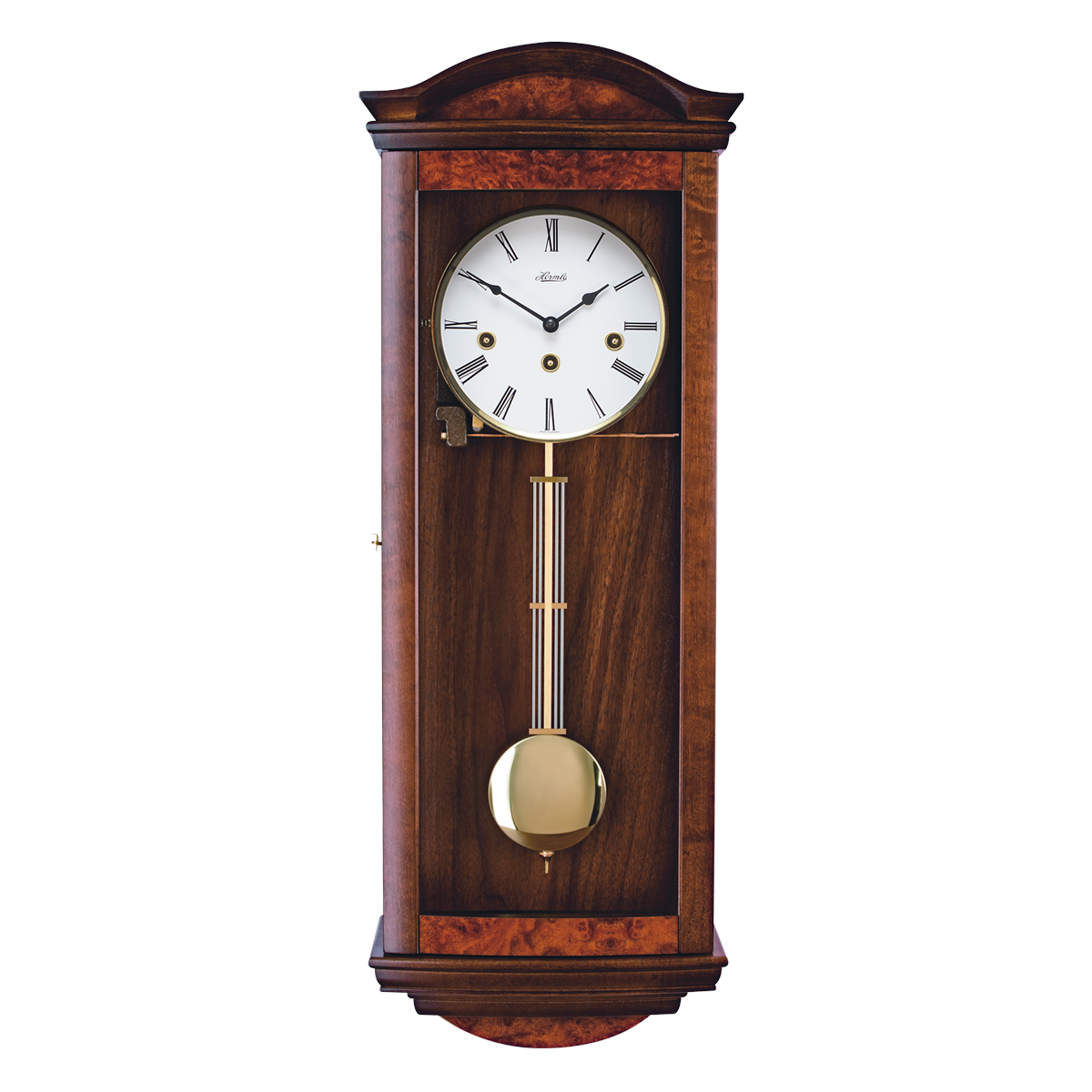 Hermle Alderley Mechanical 71001030341 Wall Clock Walnut