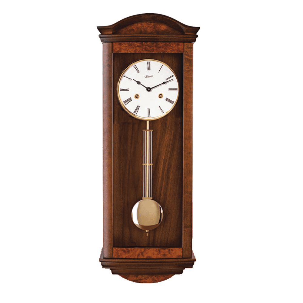 Hermle Alderley Mechanical 71001030141 Wall Clock Walnut 1/2 Hour