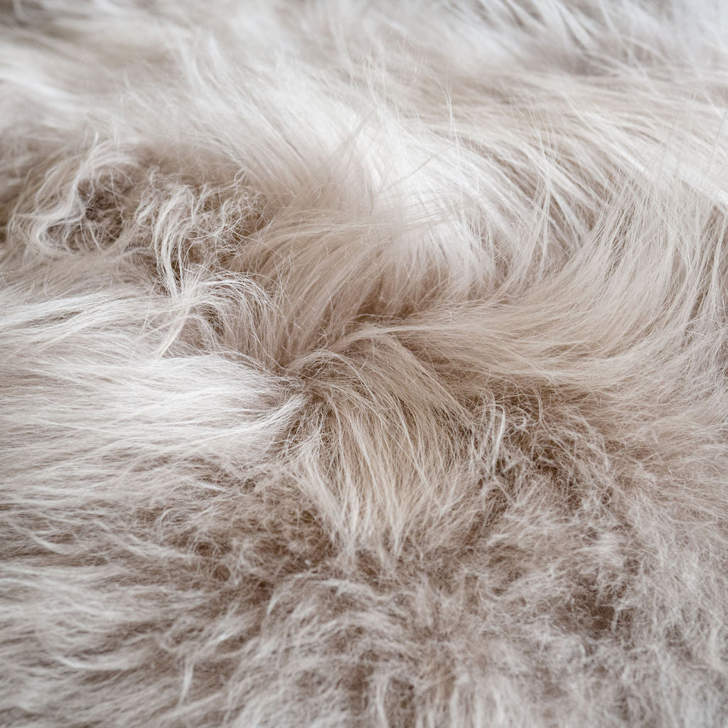 Icelandic Sheepskin Rug Nude (Double)