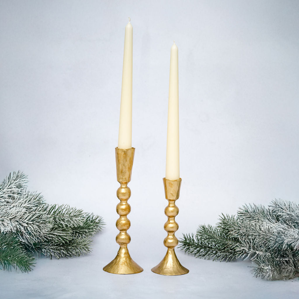 Sona Gold Coloured Candlestick Holder