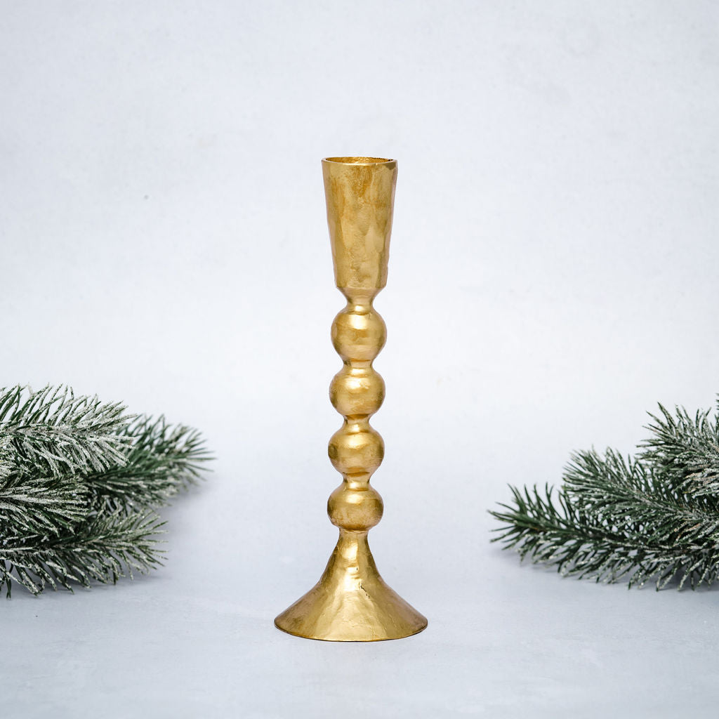 Sona Gold Coloured Candlestick Holder