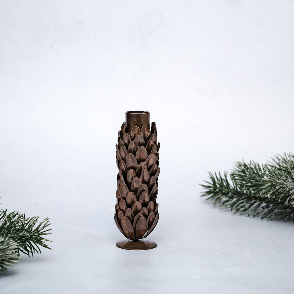 Strobilus Candlestick Holder