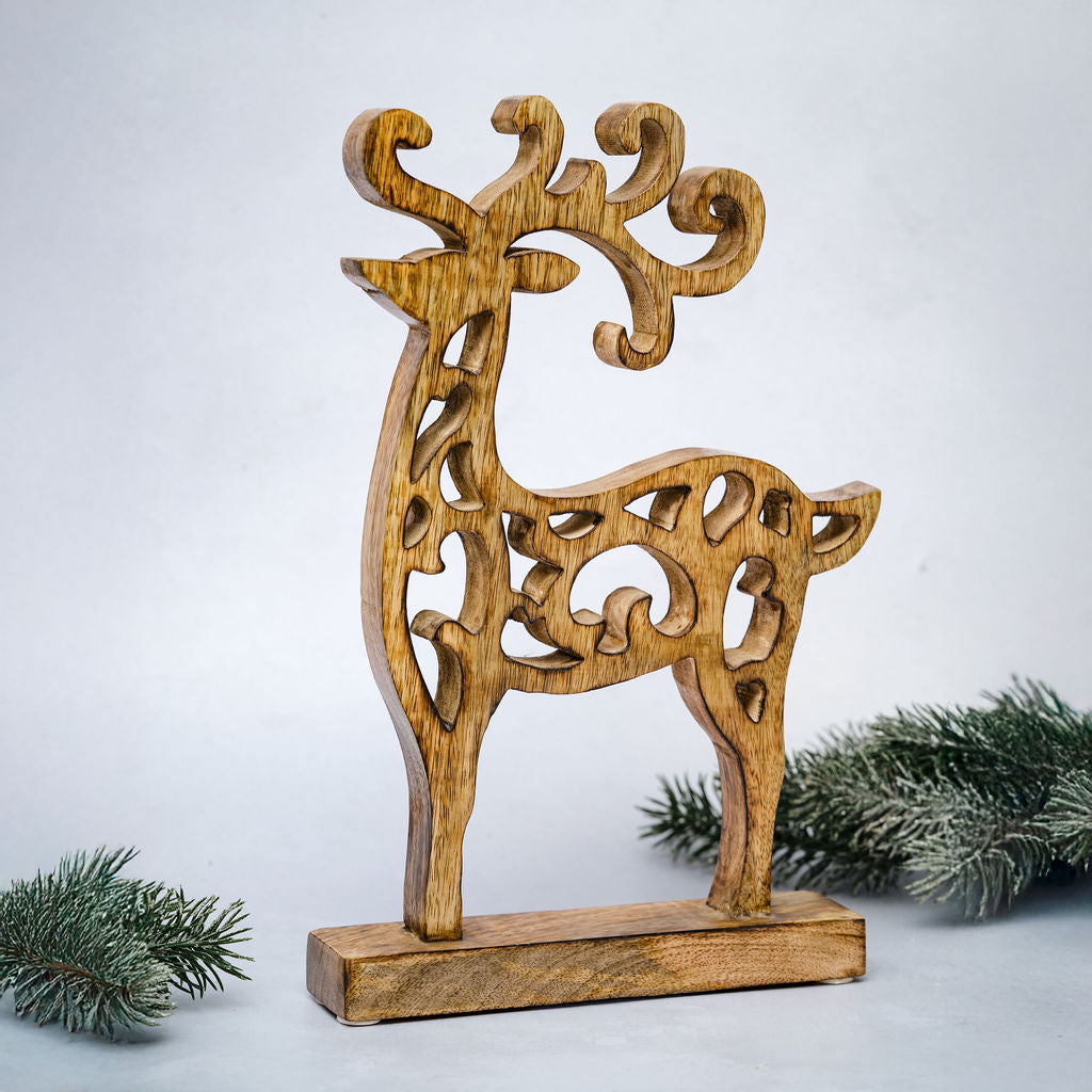 Svalbard Free Standing Cut out detailed Reindeer