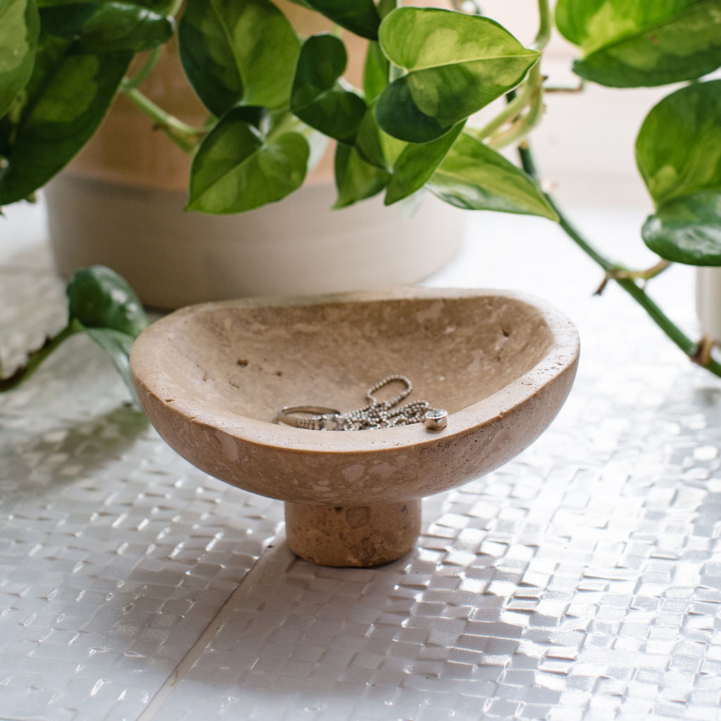 Delabole Travertine Bowl