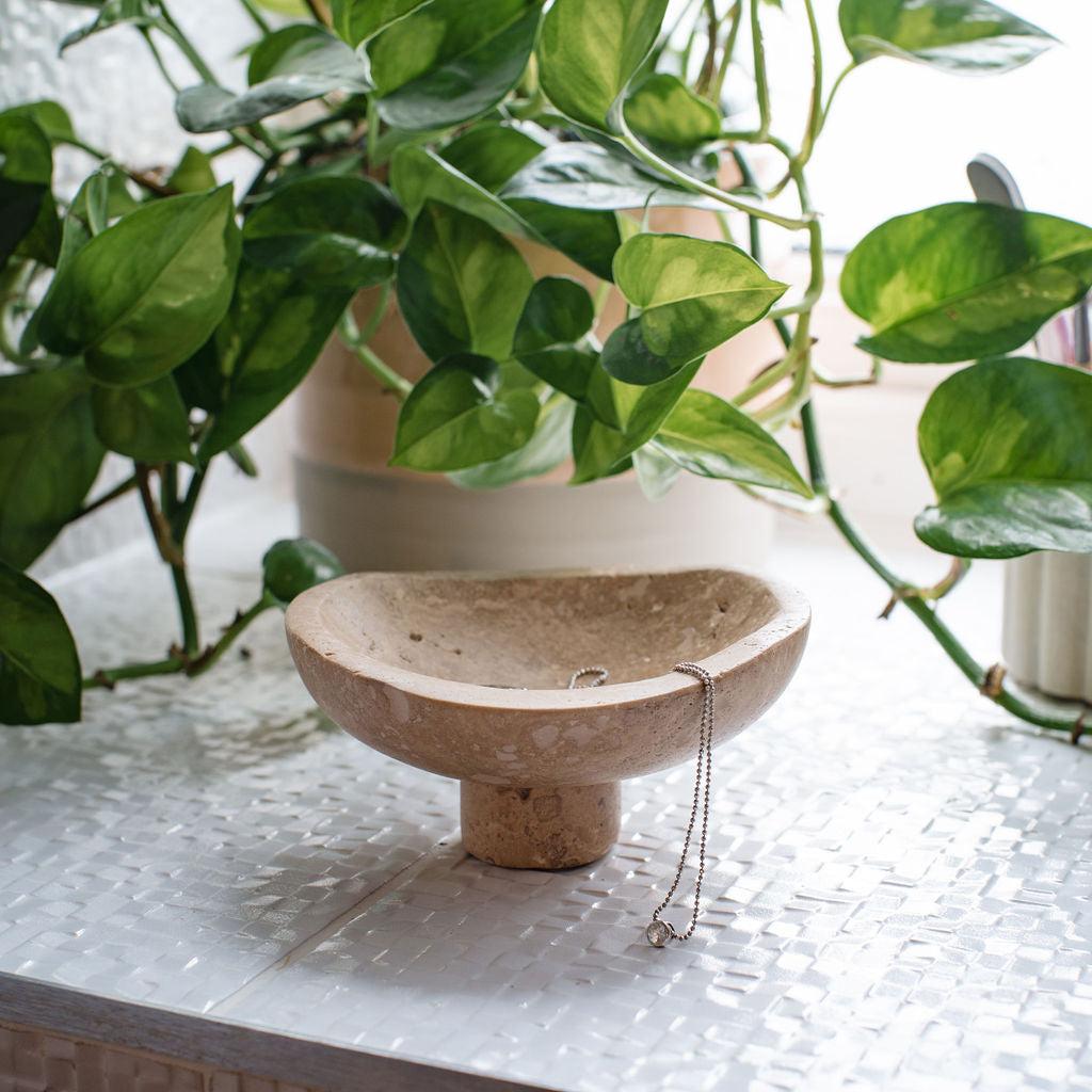 Delabole Travertine Bowl