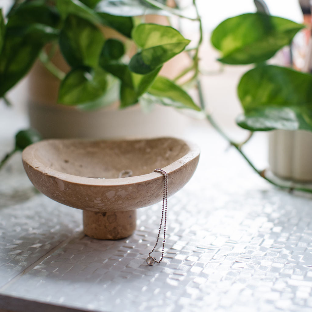 Delabole Travertine Bowl