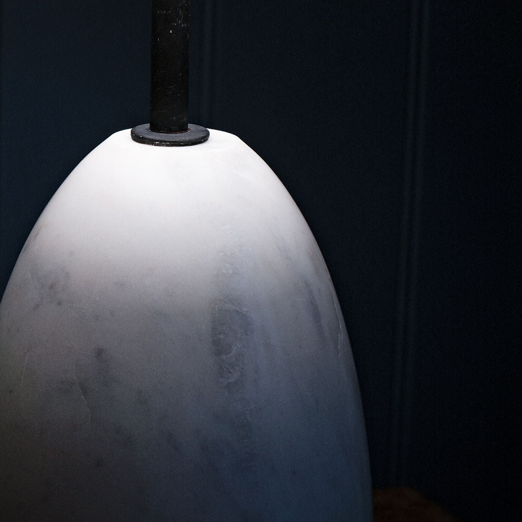 Kenmay White Marble Table Lamp