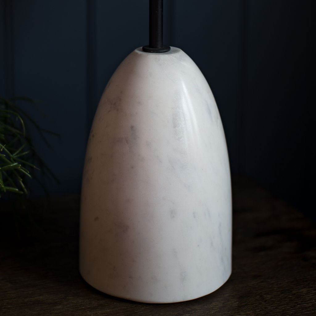 Kenmay White Marble Table Lamp