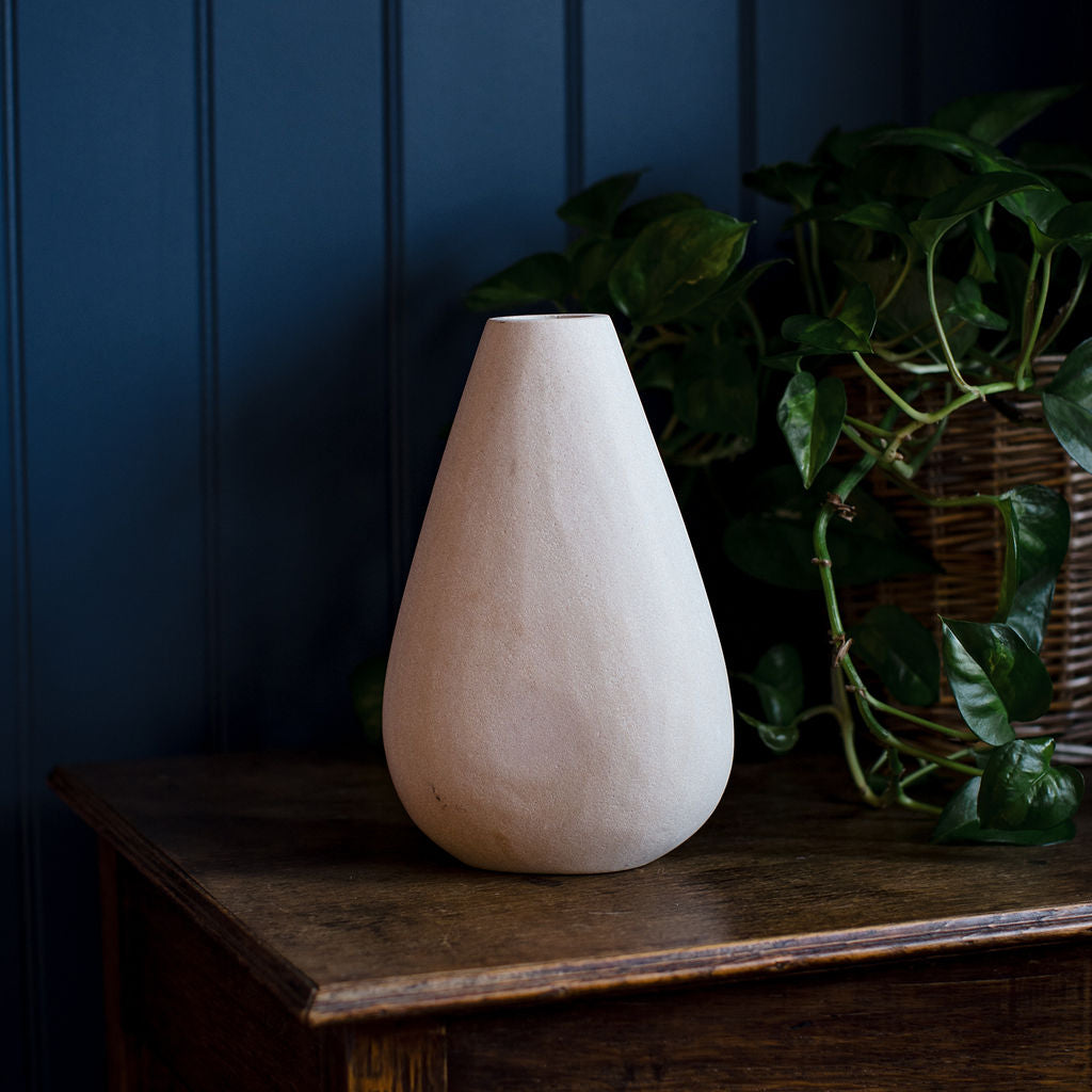 Cawsand - Mint Sandstone Vase