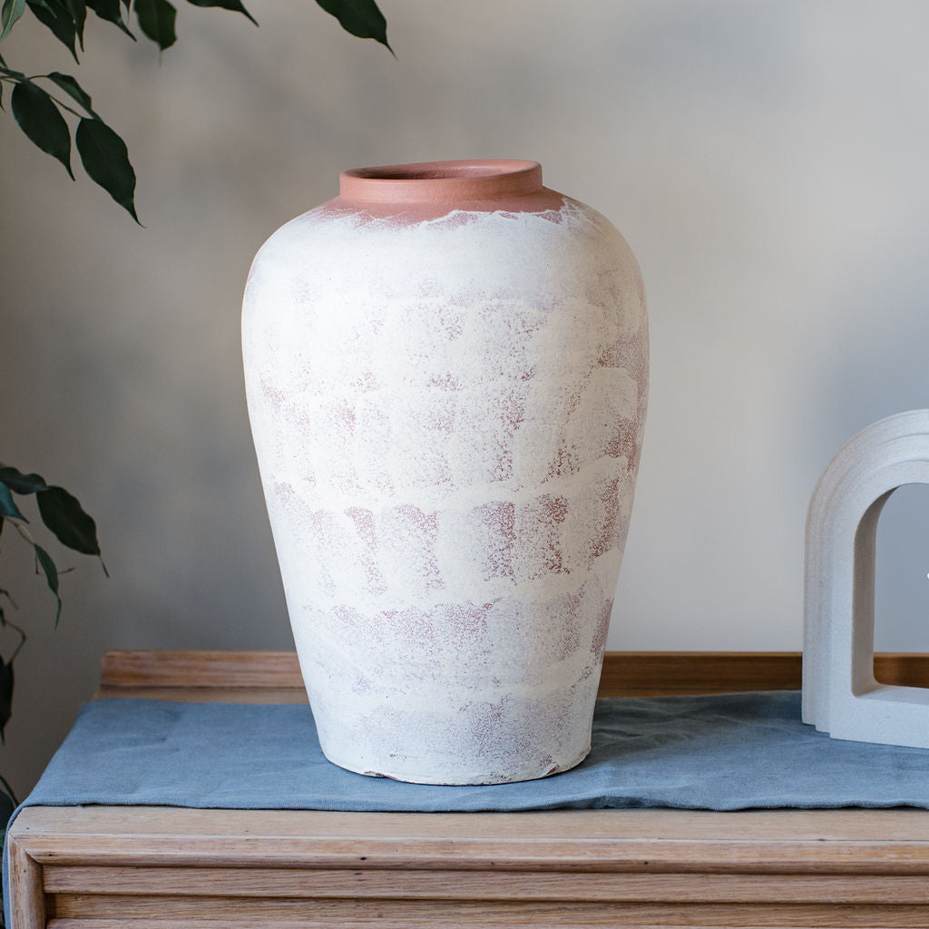 Newlands Distressed Terracotta Vase