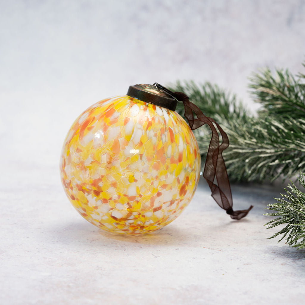 3" Ochre Cheena Bauble