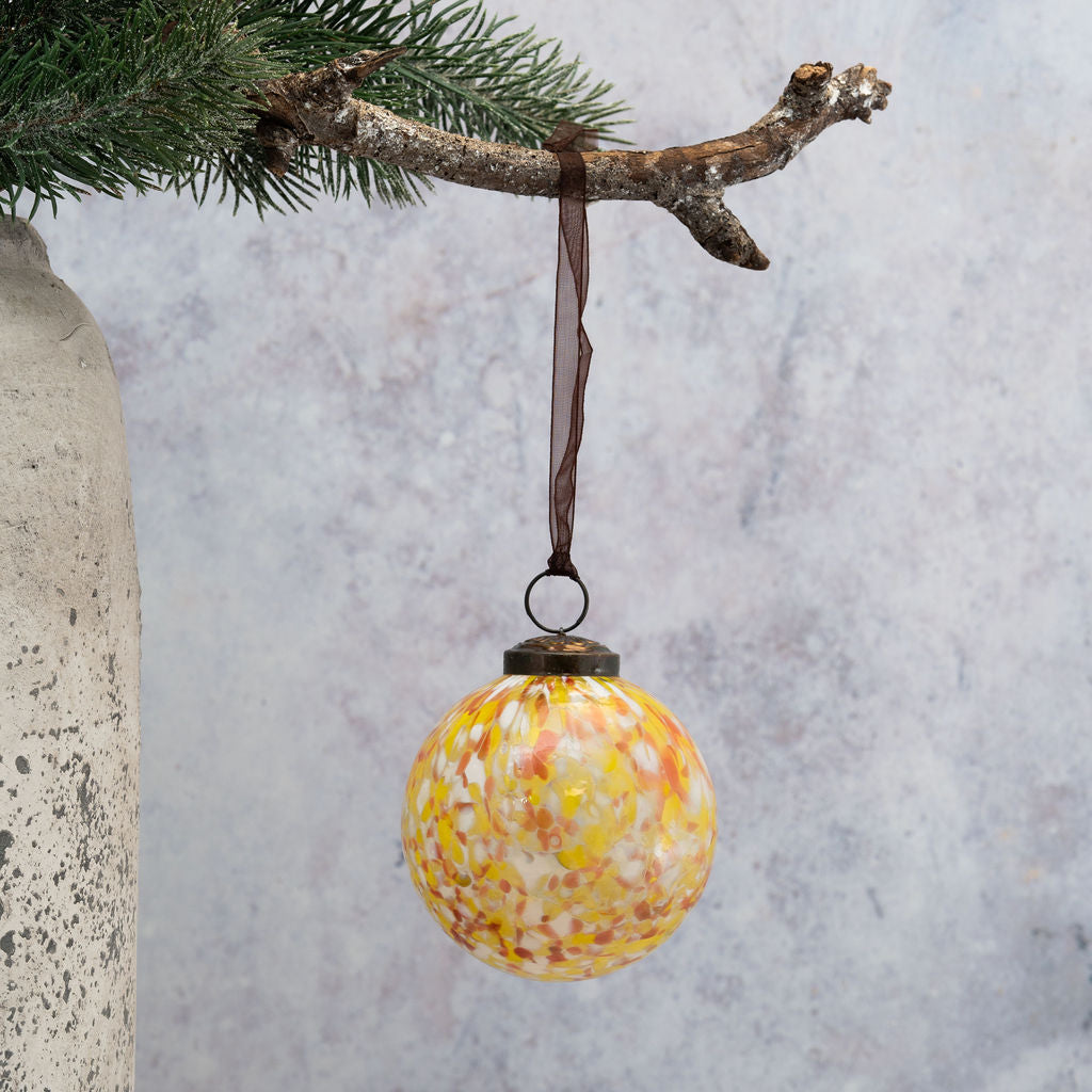 3" Ochre Cheena Bauble