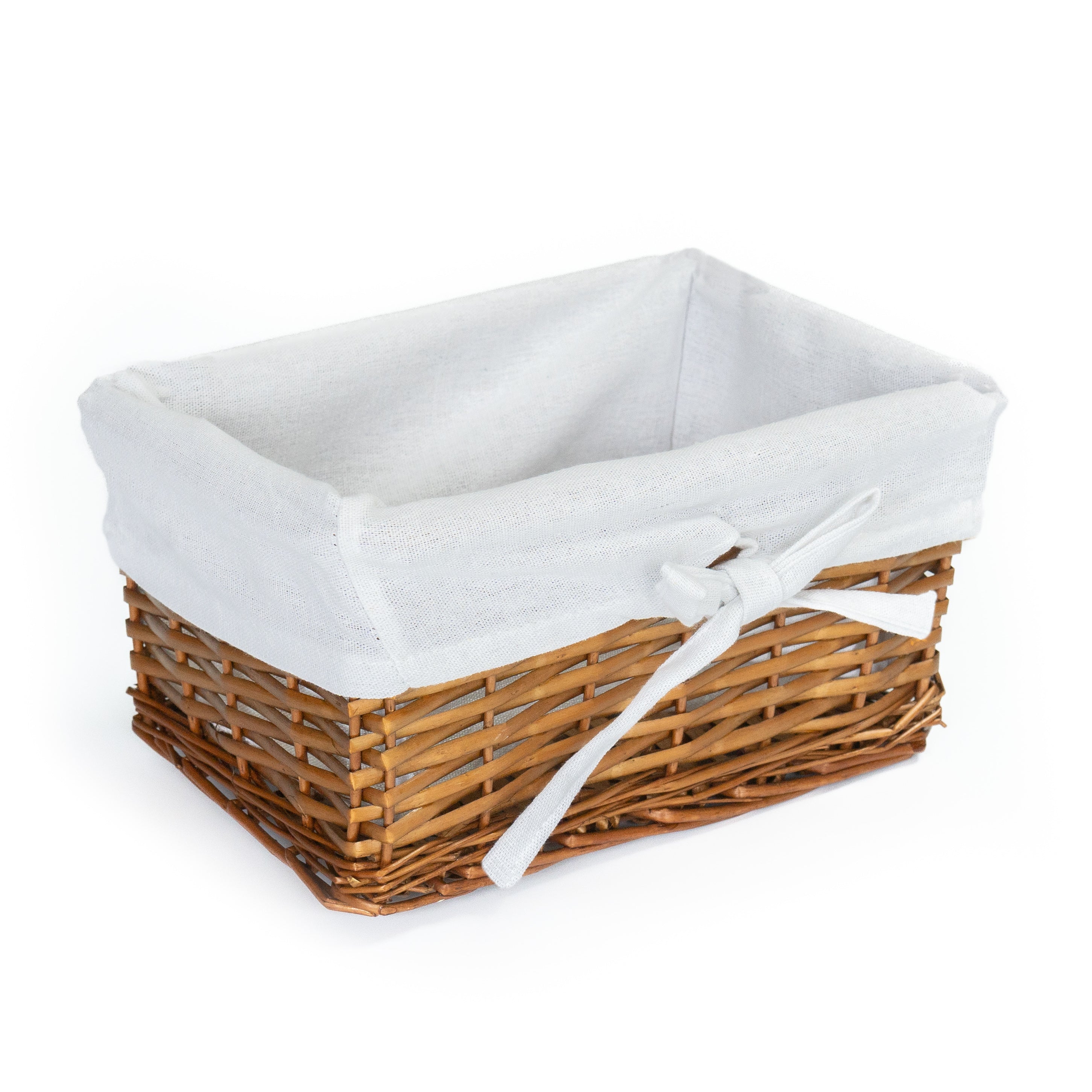 Distilled Brown Small Wicker Tray