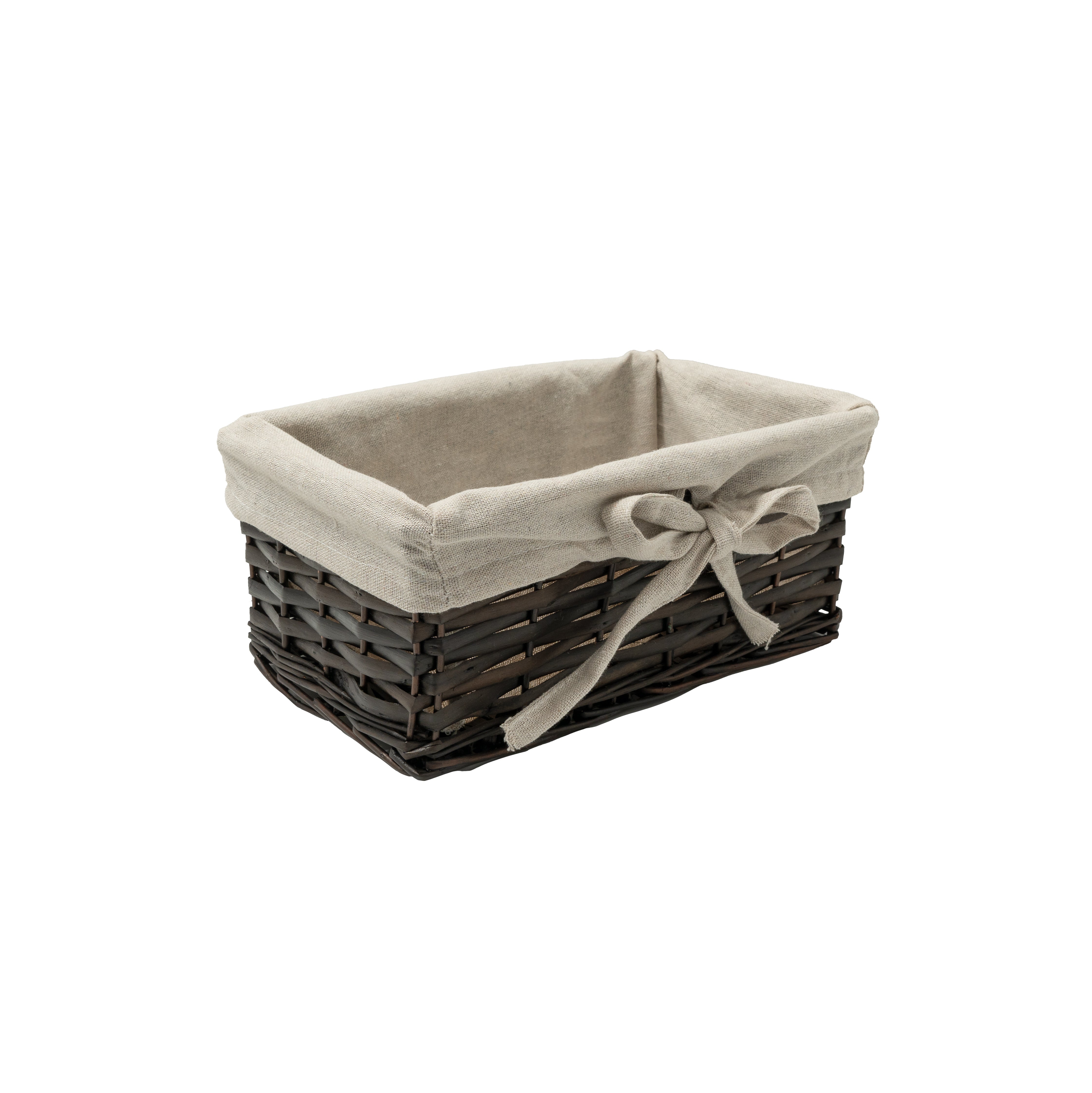 Dark Coffee Extra Small Wicker Tray