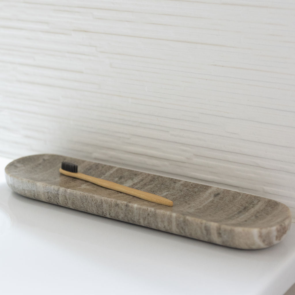 Auron, Brown Marble Decorative Tray – Arthur Cameron