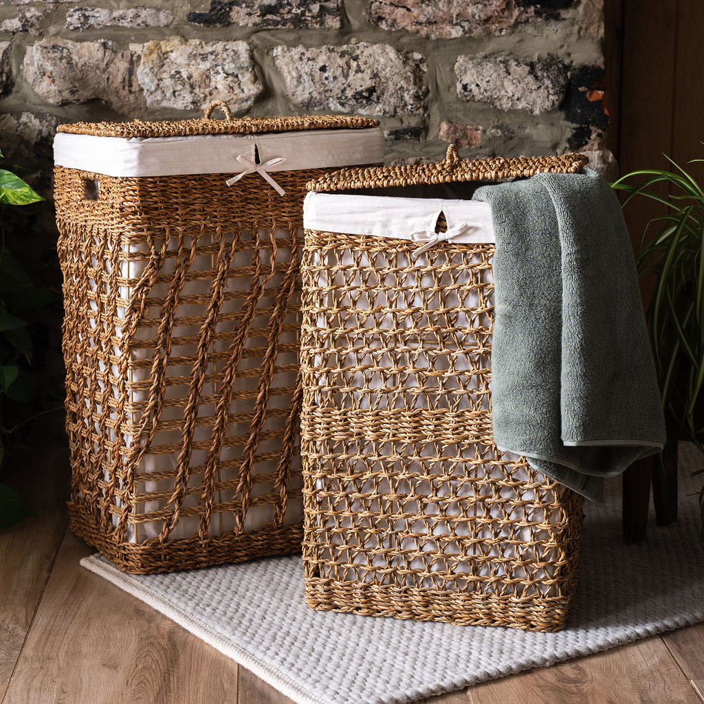 Atrai Rectangular Seagrass Laundry Basket – Arthur Cameron