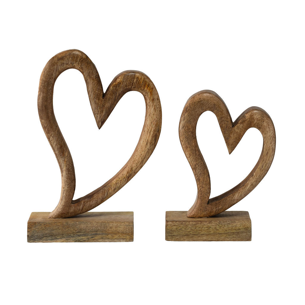 Avignon, Decorative Wooden, Hand-carved Heart