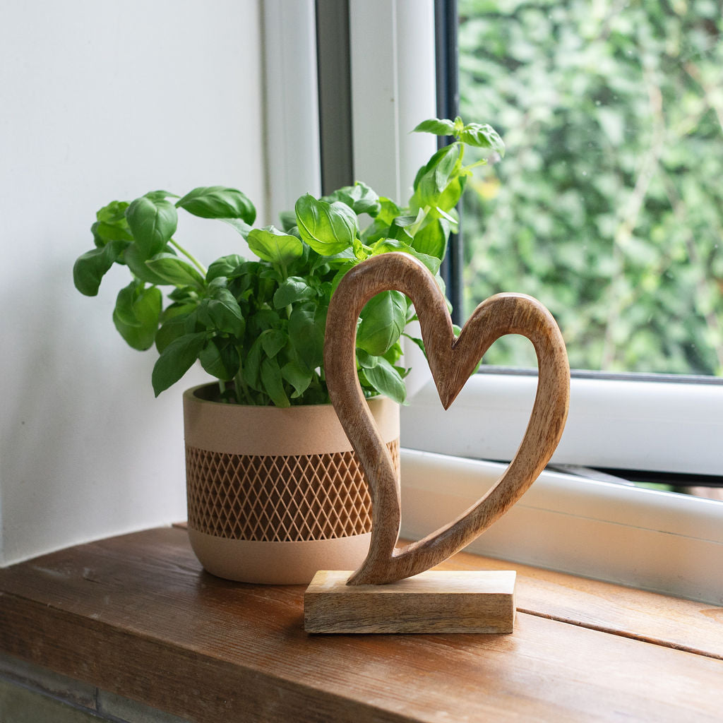 Avignon, Decorative Wooden, Hand-carved Heart