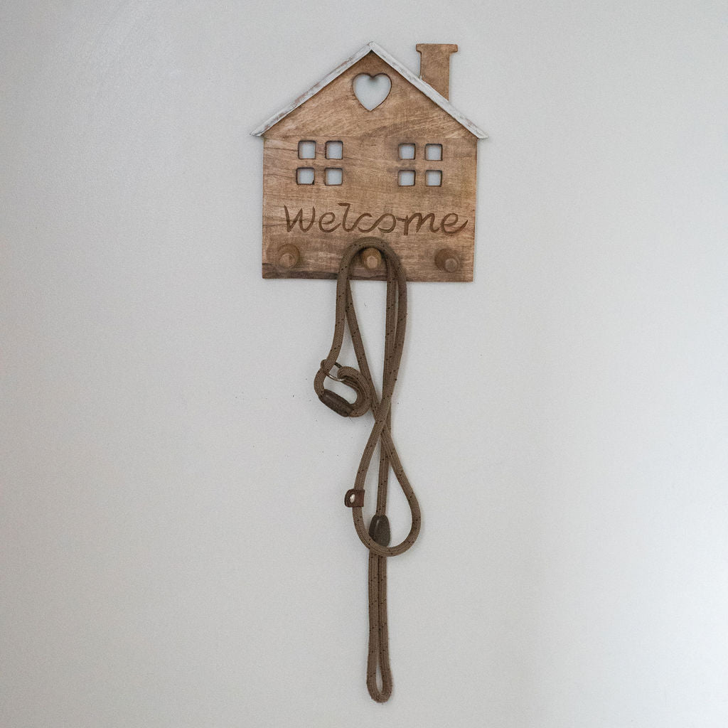 Vannes, Wooden Home Decorative Hanging Hook Rack