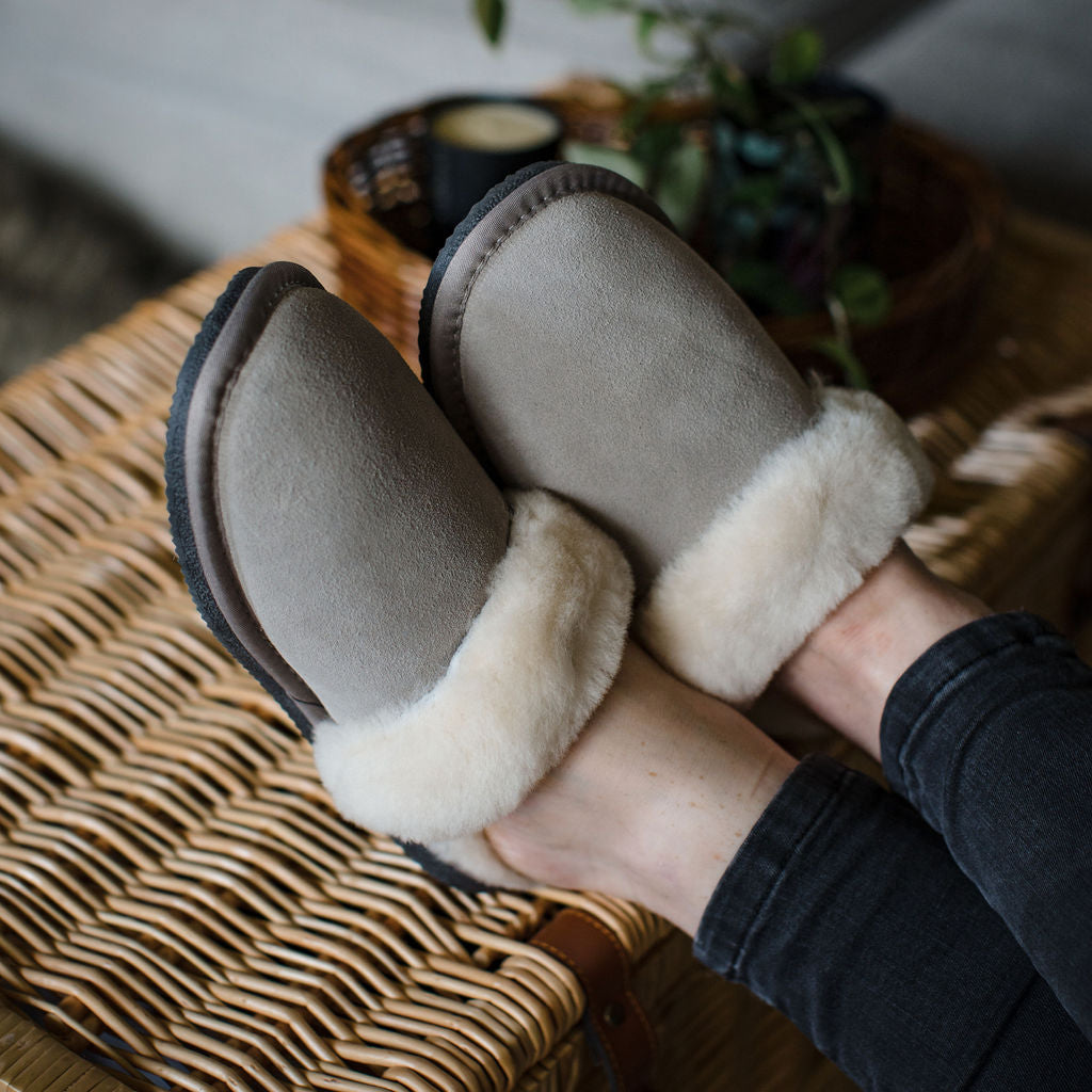 Mens Lambretta Bug Slippers In Grey - Foto 9