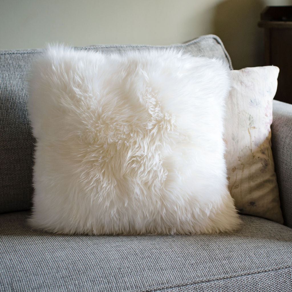 Natural Sheepskin Cushion Cover