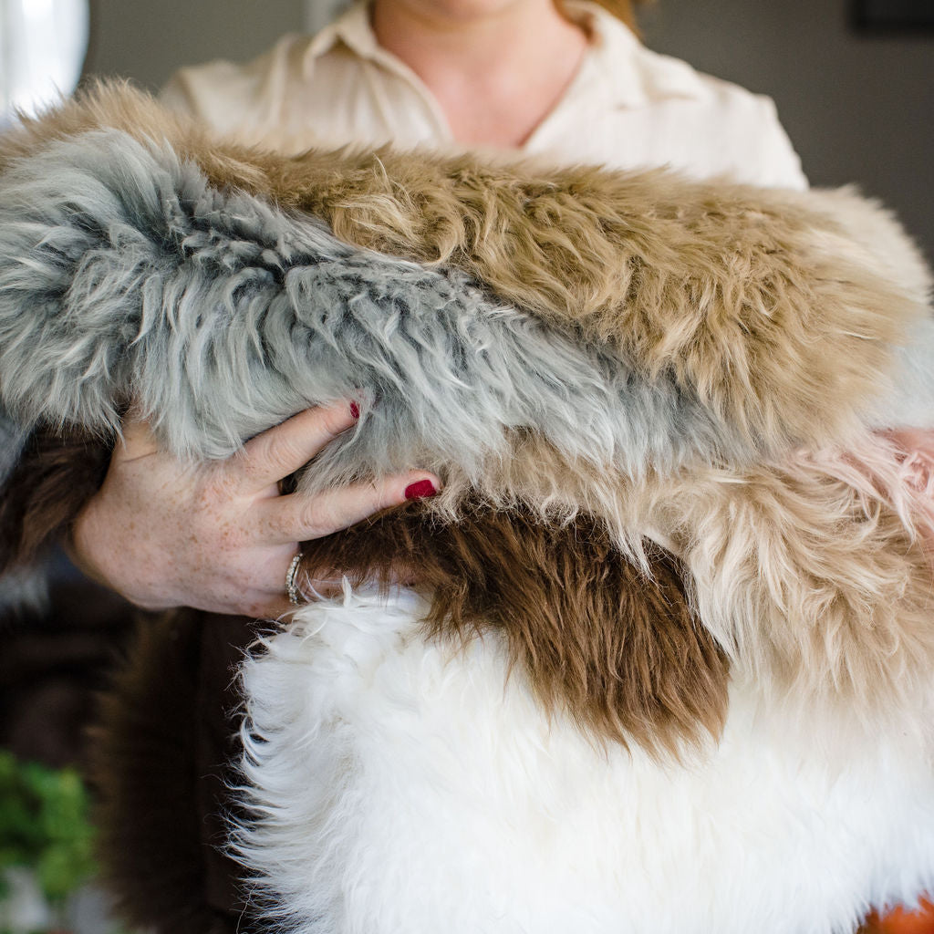 Natural Sheepskin Cushion Cover