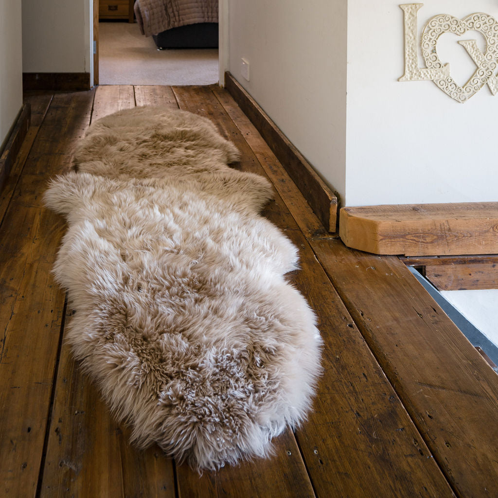 Nude Sheepskin Rug (Double)