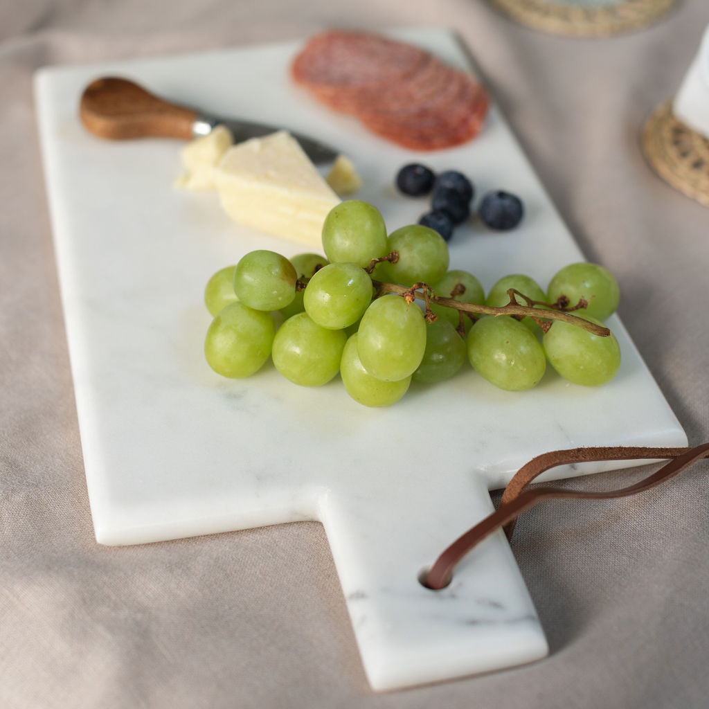 White Marble Rectangular Chopping Board