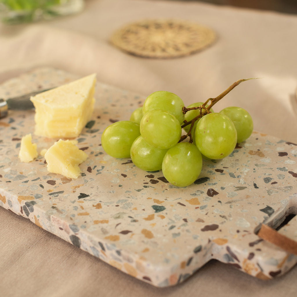 Pink Terrazzo Cheese Board