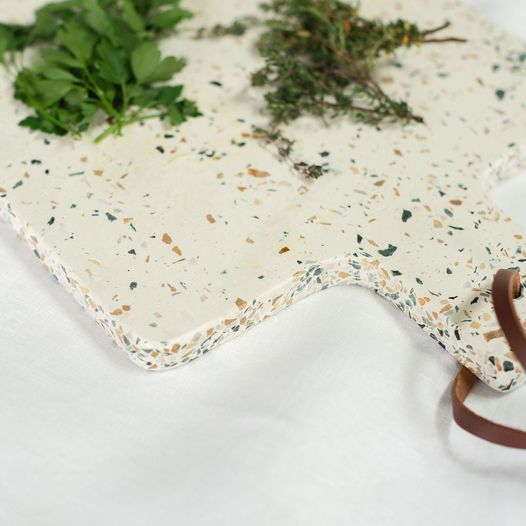 Earthy Terrazzo Cheese Board