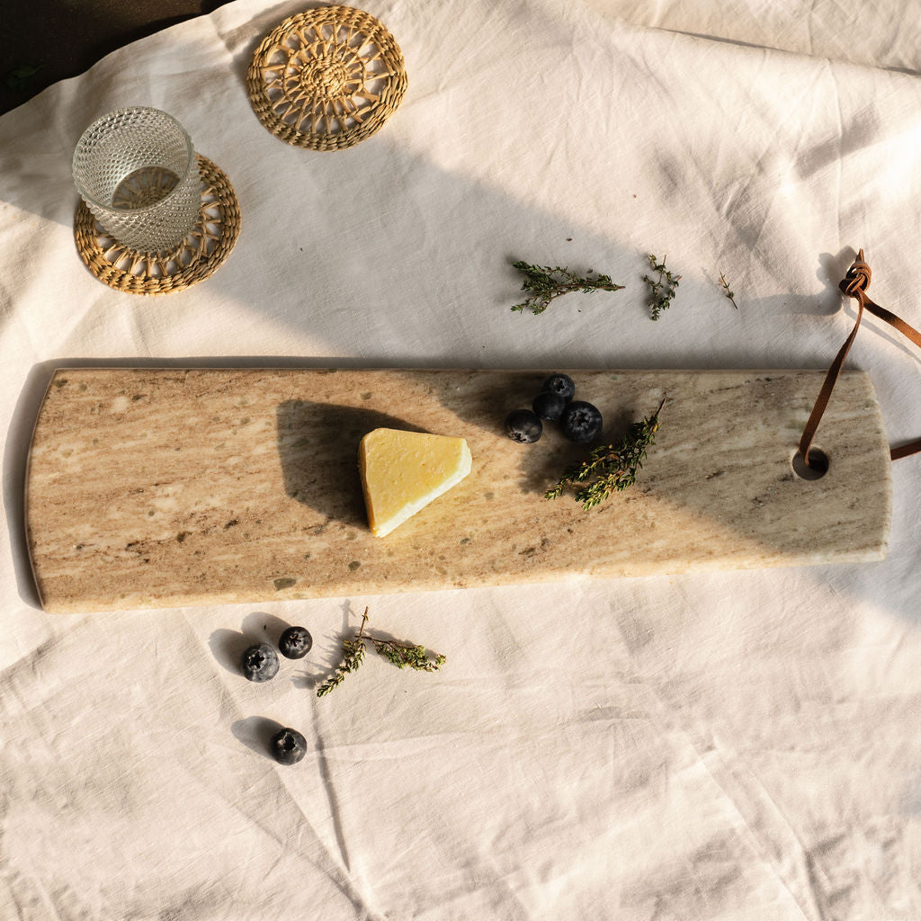 Brown Marble Serving Platter