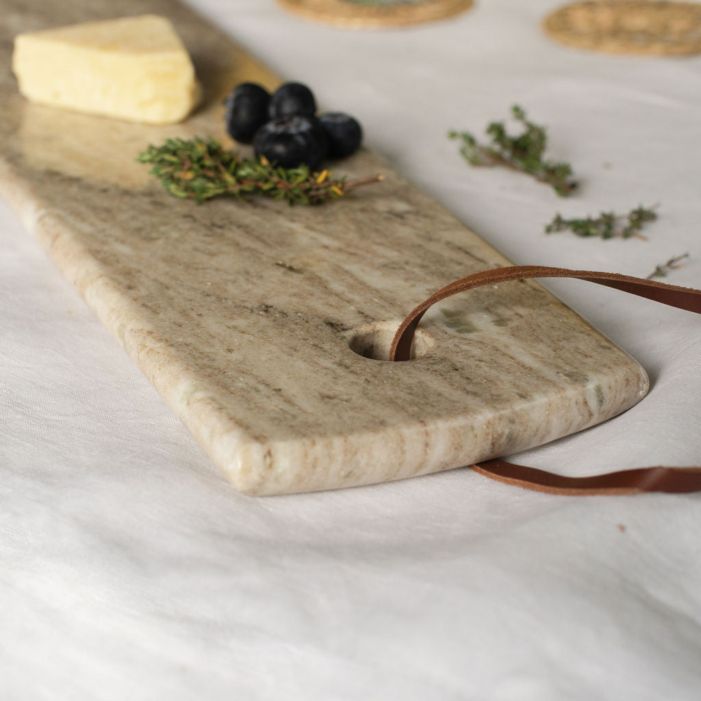 Brown Marble Serving Platter