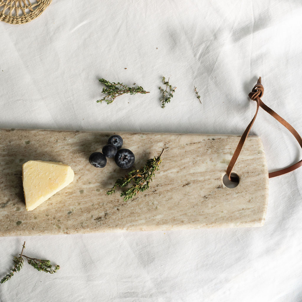 Brown Marble Serving Platter