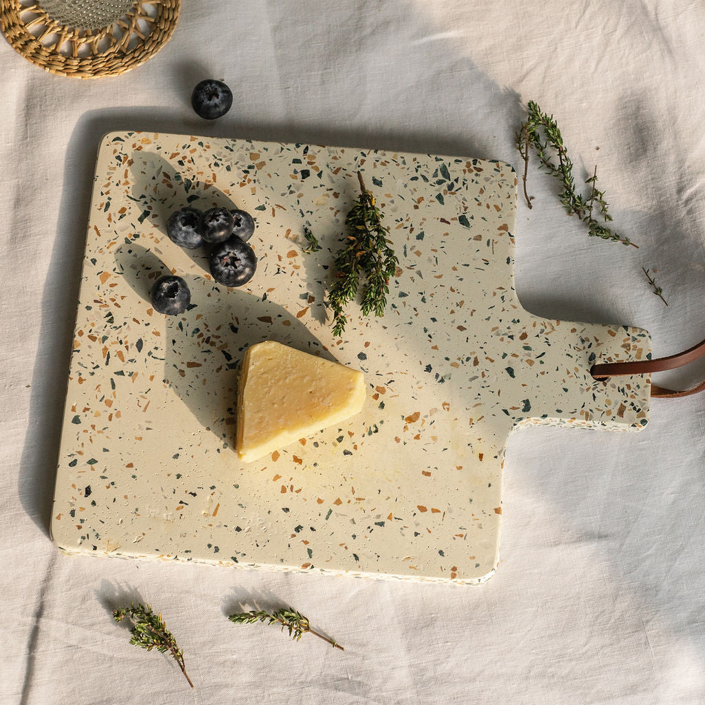 Earthy Terrazzo Cheese Board