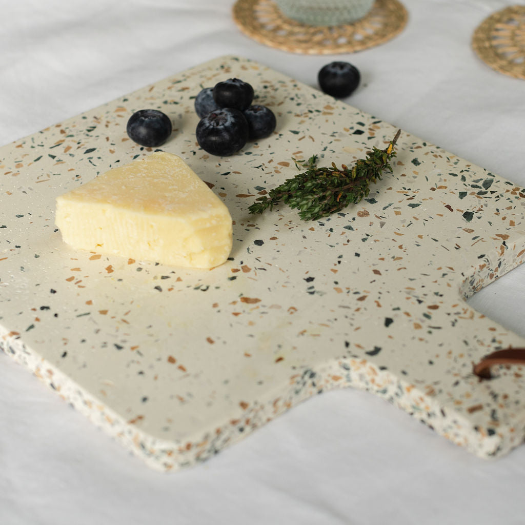 Earthy Terrazzo Cheese Board