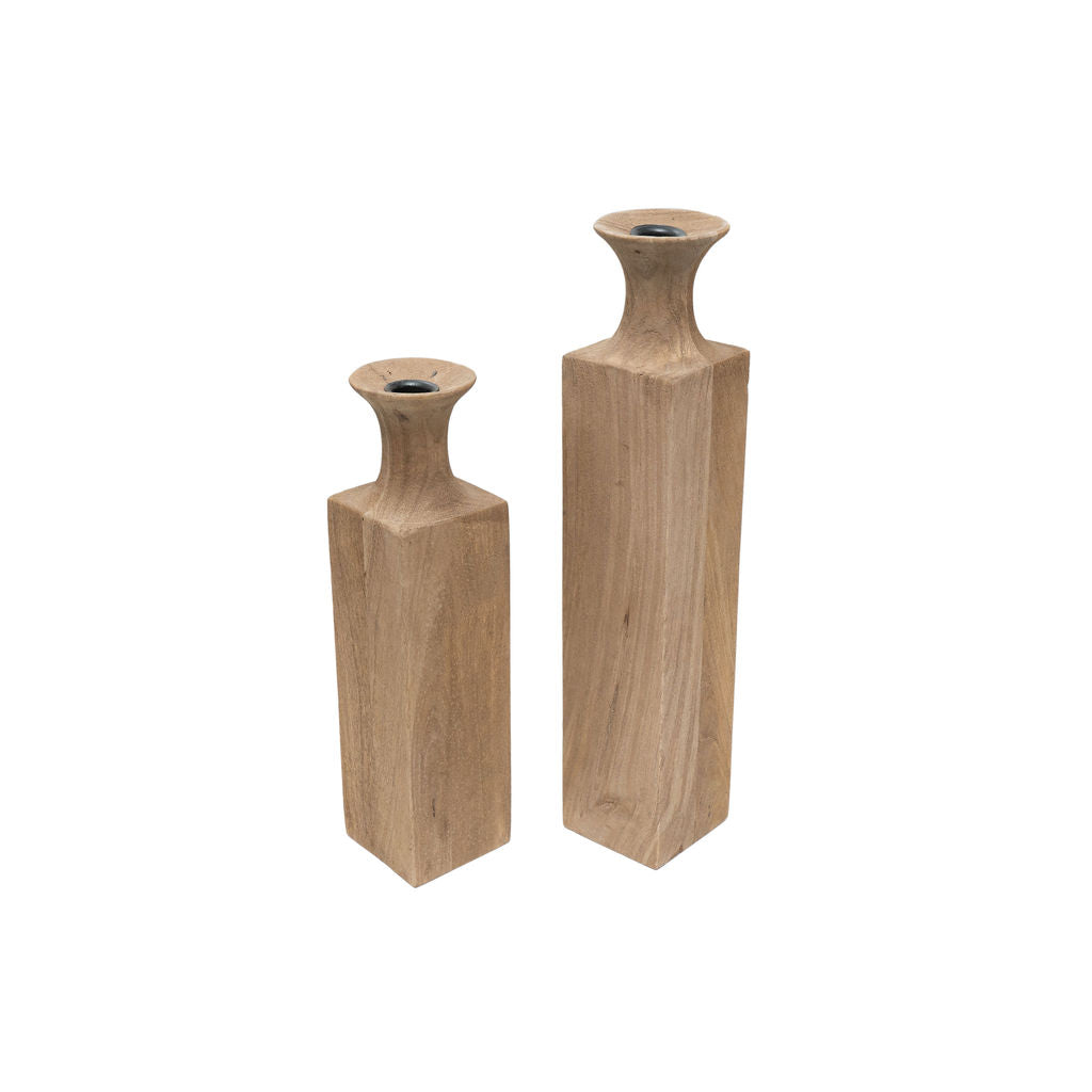 Aust Wooden Candle Holder