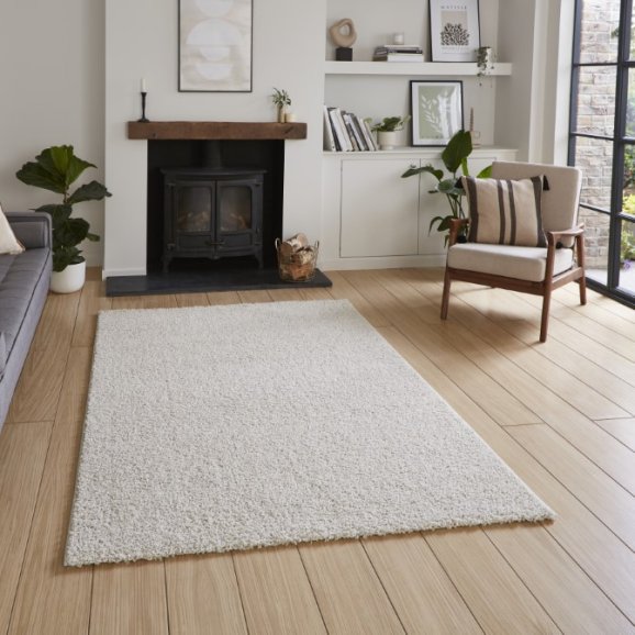 Thin Pile Shaggy Bali Rug