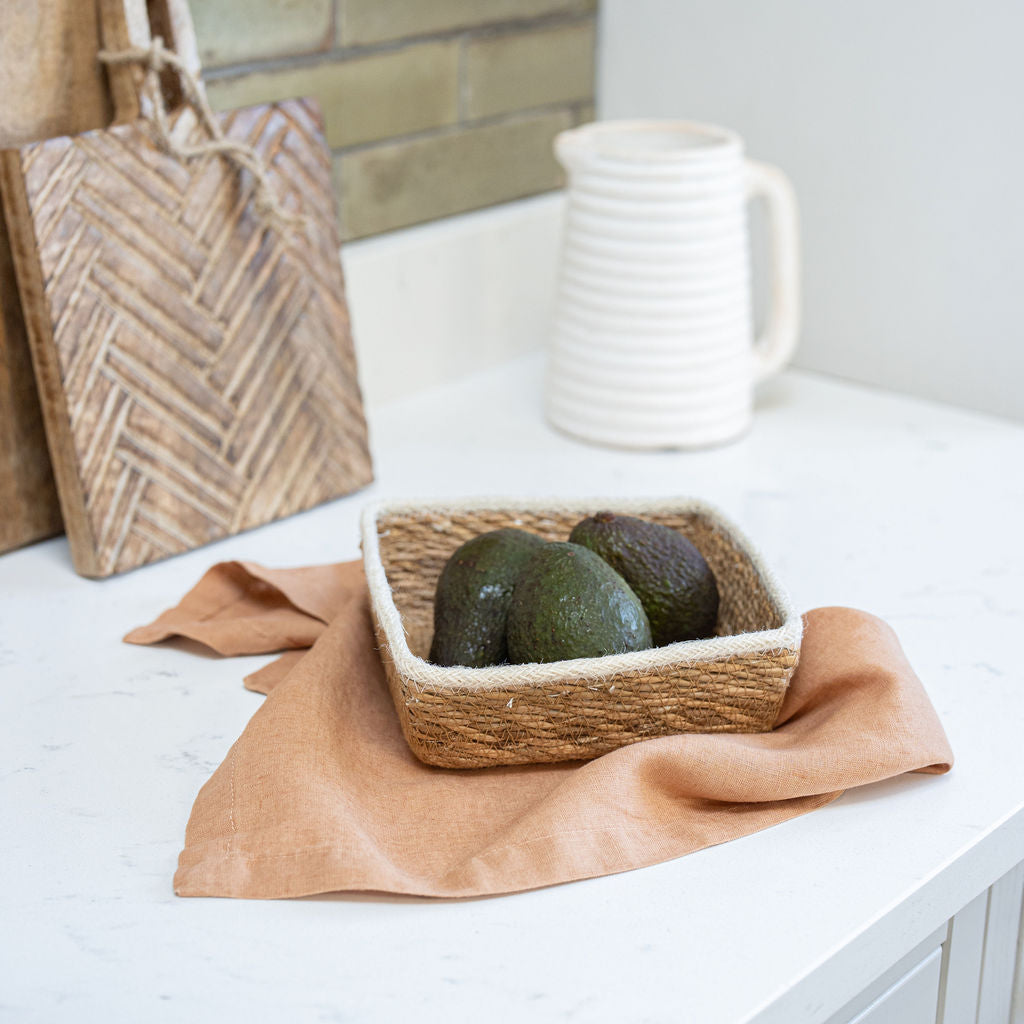 Surma Seagrass Square Basket