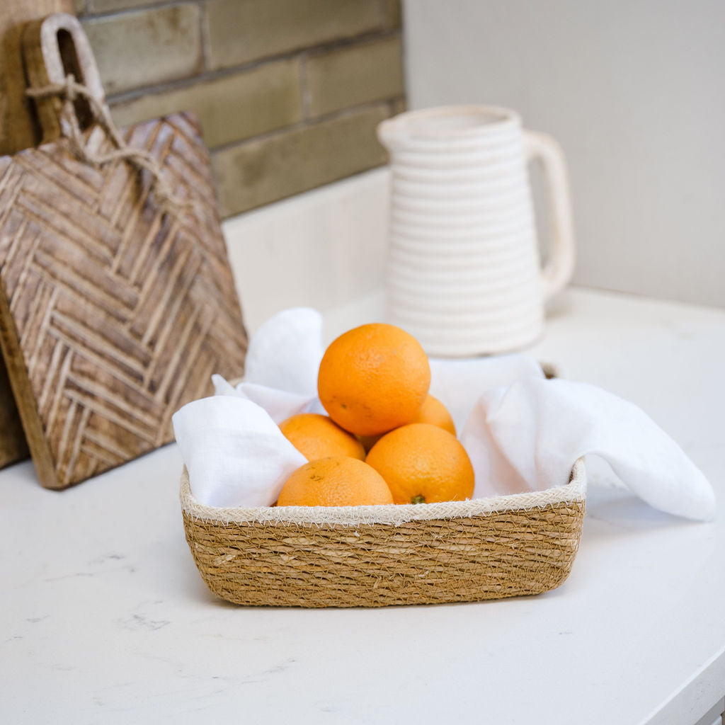 Surma Seagrass Square Basket