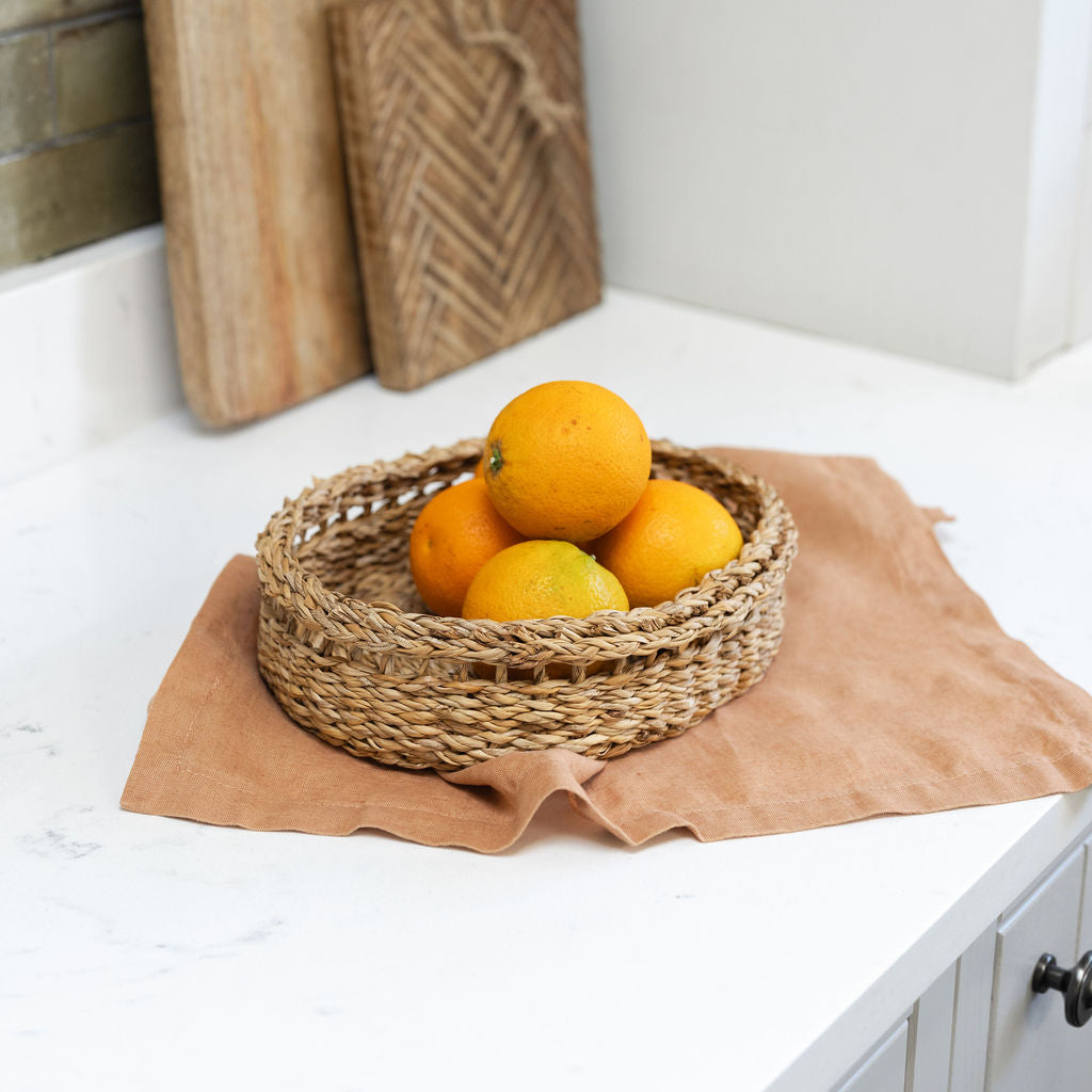 Halda Oval Seagrass Storage Tray