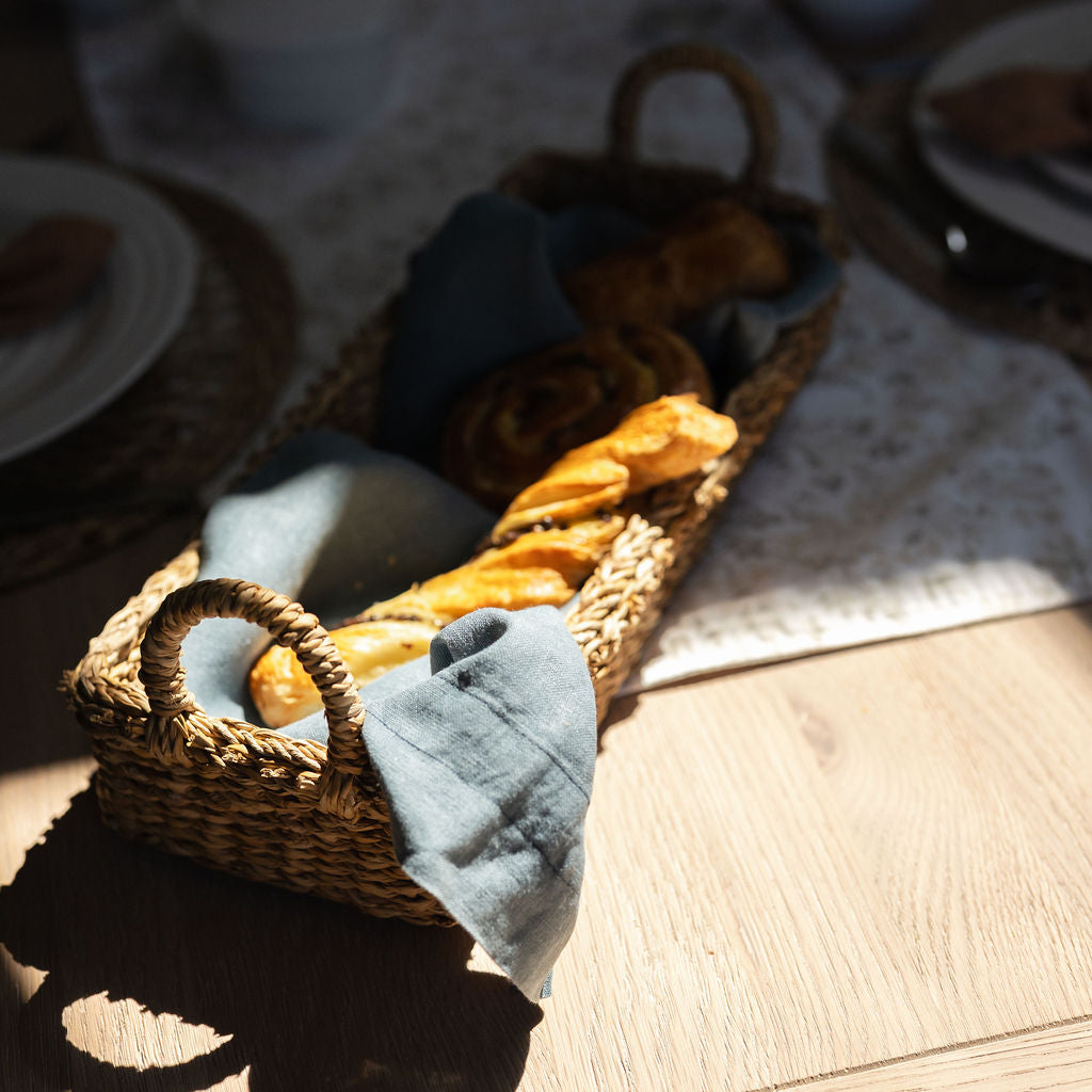 Bhadra Seagrass Rectangular Tray with Handles