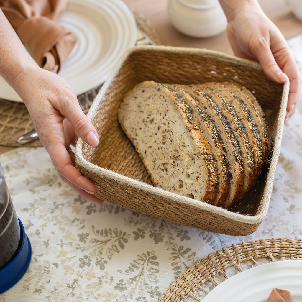 Surma Seagrass Square Basket