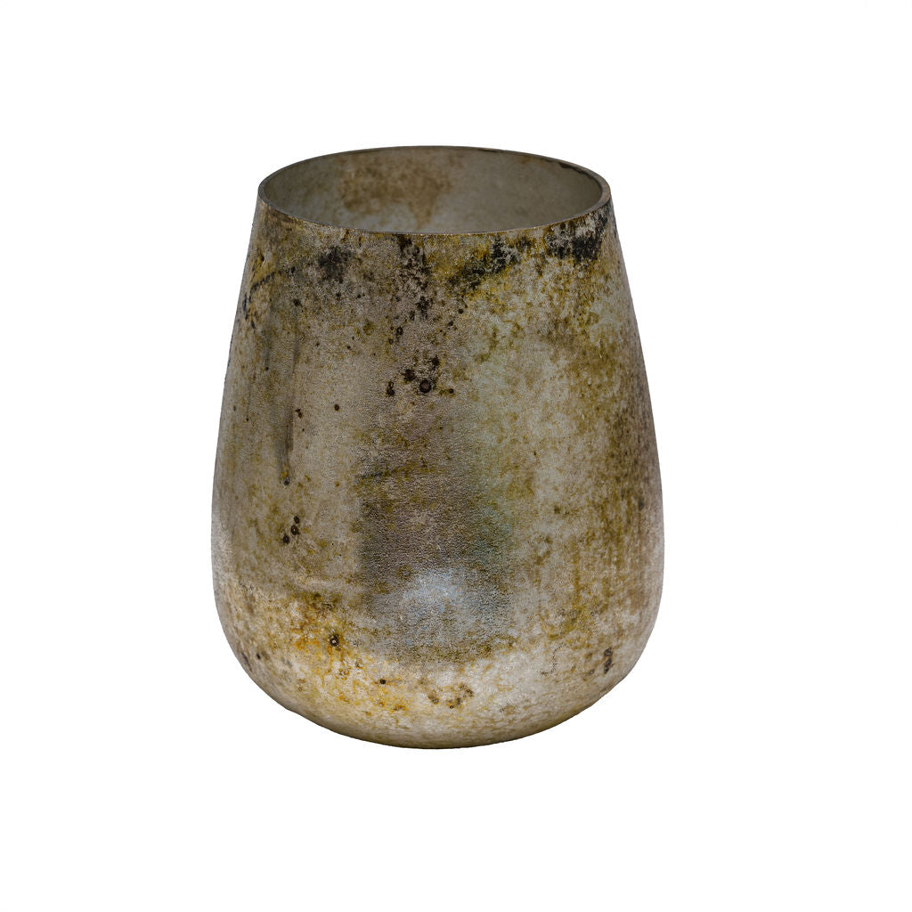 Igbo Rustic Glass Vase