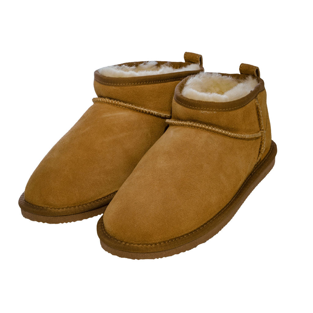 Ladies 'Natasha' Sheepskin Ankle Boots - Chestnut