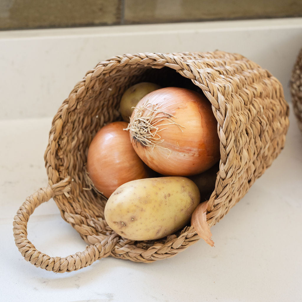 Kompo Seagrass Hanging Storage Basket