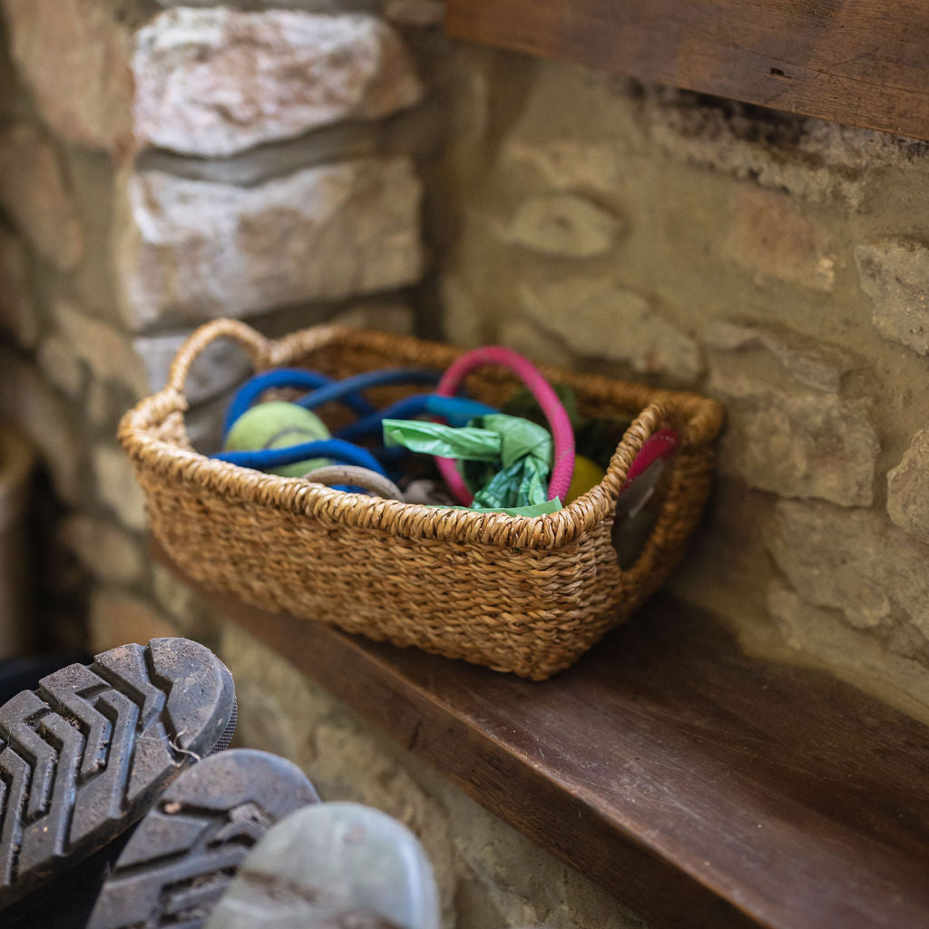 Meghna Seagrass Rectangular Storage Basket