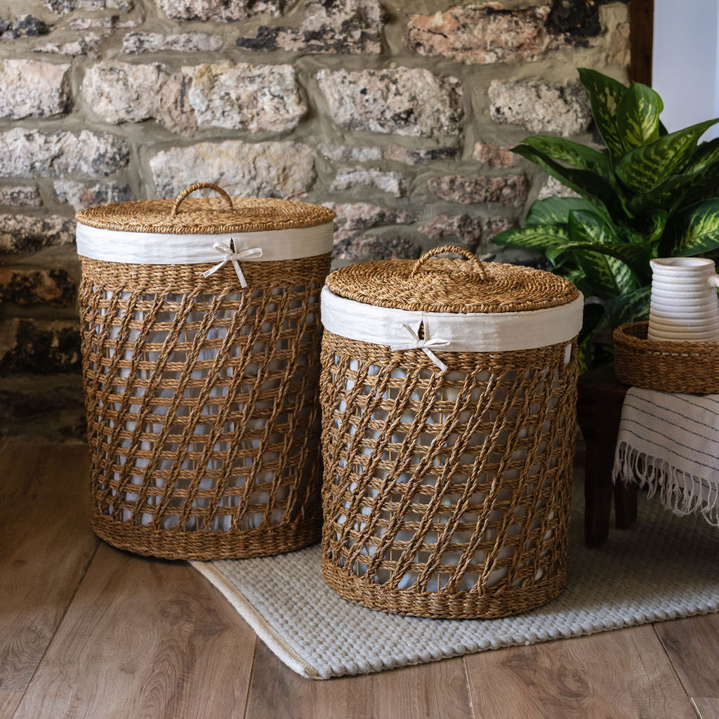 Padma Seagrass Laundry Basket