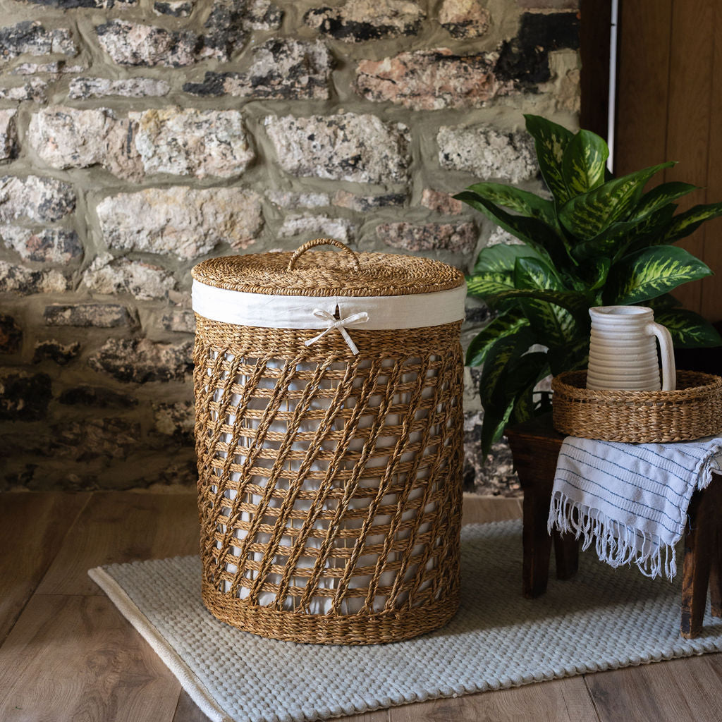 Padma Seagrass Laundry Basket
